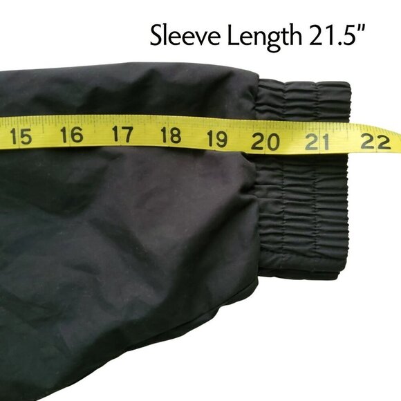 SUN MOUNTAIN Soft Microfiber Rain Jacket Anorak Black Size L - Picture 16 of 16